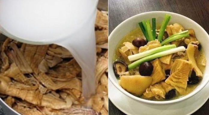 Dried bamboo shoots need more than just soaking water: Add one thing to make them soft quickly, detoxify.