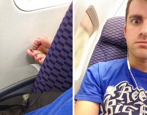 Potential challenges of removing shoes when traveling by airplane