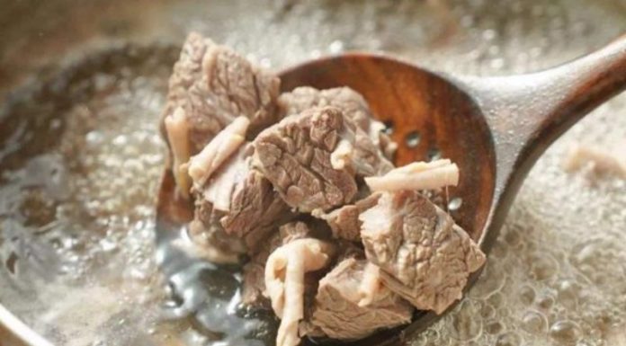 Beef gets dirtier the longer it’s soaked: Do this before cooking to automatically drain harmful toxins.