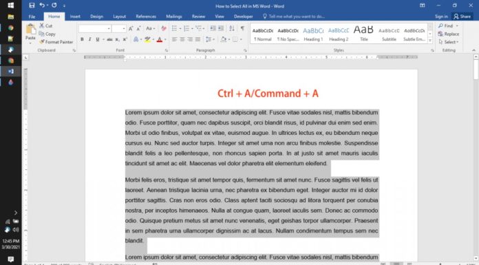 4 Simple Steps to Highlight Text Entirely with “Ultimate” Keyboard Shortcuts.