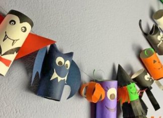 8 Unique and Easy Halloween Paper Decoration Ideas