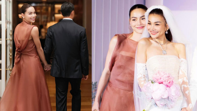 4 Vietnamese beauties receive a shower of compliments for their wedding attire
