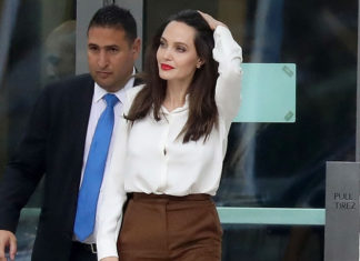 Stylish Fall Office Outfit Inspiration from Angelina Jolie