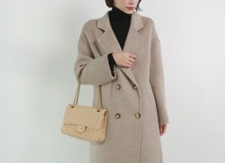 How to wear a long coat without losing your shape and look more stylish