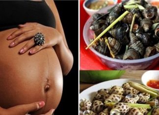 Eating snails during pregnancy will result in excessive mucus flow during childbirth, true or false?
