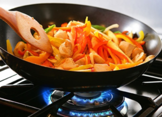 Why you shouldn’t place a clean pot directly on a gas stove: It’s wasteful.