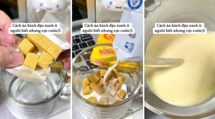 Unique and Surprising Way to Enjoy Mung Bean Cake