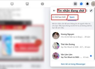 Can you remove spam on Messenger without sending a message?