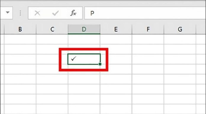 Super Easy and Quick Way to Checkmark in Excel
