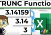 What is the TRUNC function in Excel? How to use the TRUNC function to round numbers to integer in a super easy way