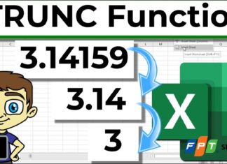 What is the TRUNC function in Excel? How to use the TRUNC function to round numbers to integer in a super easy way