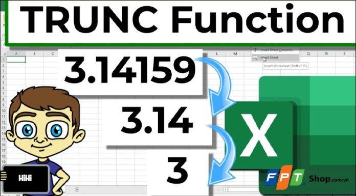 What is the TRUNC function in Excel? How to use the TRUNC function to round numbers to integer in a super easy way