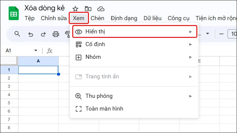 Delete horizontal lines in Google Sheets: Simplify your spreadsheet quickly
