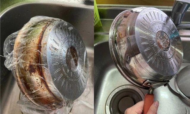 Cleaning the bottom of the pot with pickle juice and sand: effective and chemical-free tips