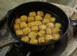 The secret to crispy and tender tofu: soak it in this marinade before frying