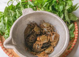 Delicious and visually appealing crab soup – Add a touch of something else