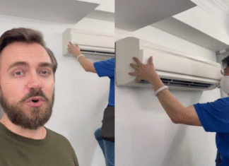 Surprising sight discovered after 3 months of opening the air conditioner inspection