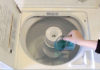 Pour a half cup of mouthwash into the washing machine, an seemingly pointless action with amazing results