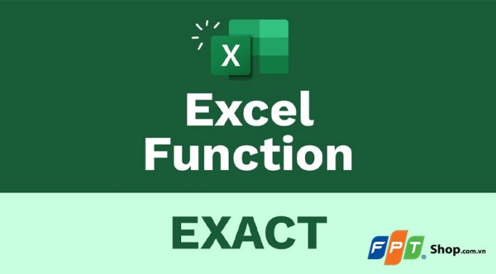Using EXACT function in Excel to compare two text strings accurately character by character.