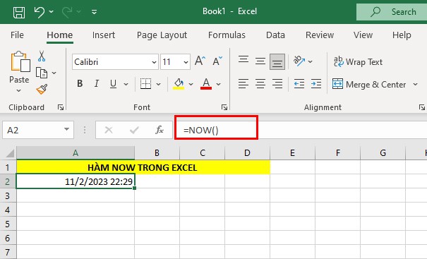 A complete and flexible guide on how to use the NOW function in Excel with detailed instructions and practical applications.