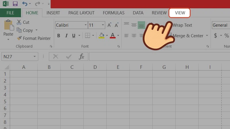 How to easily unhide the Ruler in Excel 2007, 2010, 2013, and 2016