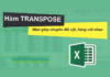 Detailed, Simple, and Fast Guide to Using the TRANSPOSE Function in Excel