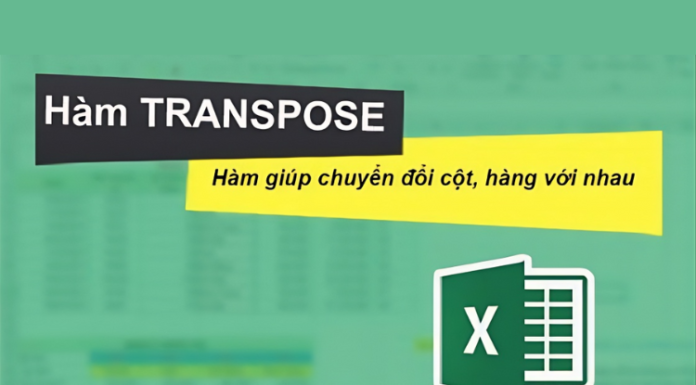 Detailed, Simple, and Fast Guide to Using the TRANSPOSE Function in Excel
