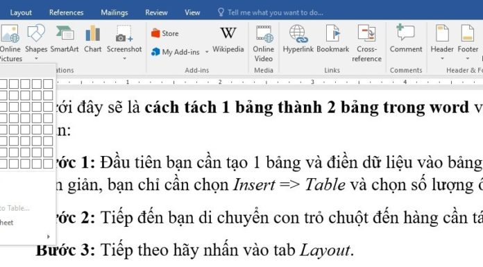 Simple guide on merging and splitting tables in the latest 2023 Word version