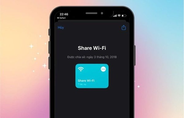How to share WiFi using QR code on iPhone