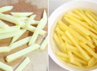 Crispy golden french fries that stay fresh with these 2 important steps