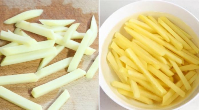 Crispy golden french fries that stay fresh with these 2 important steps