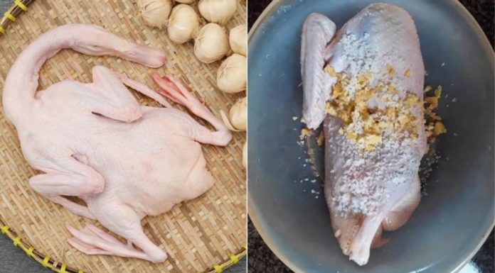 Add a few drops of this to the duck to eliminate odor, make the meat delicious, and sweet