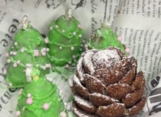 Make adorable Christmas tree and pinecone treats with just a few ingredients