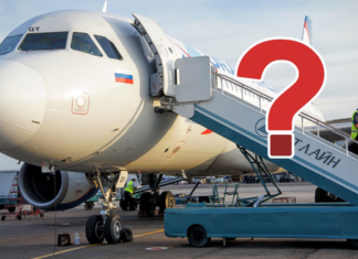 Why do passengers always board planes through the left door?