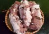 Deliciously Tender and Crispy Boiled Pork Leg: A Mouthwatering Twist