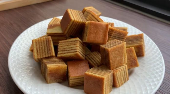 Superb recipe for delicious butter-layered sponge cake