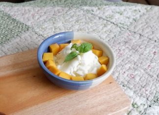 How to make refreshing and sweet mango bingsu with only 2 ingredients