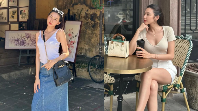Vietnamese beauties suggest a series of fresh and youthful white outfit formulas that girls should learn from