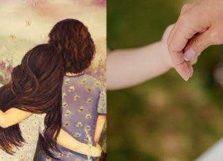 Why is she talking about our mother’s death after just telling us about the gift she brought yesterday?