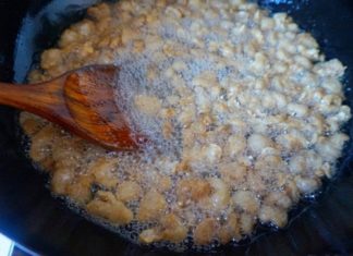 Frying pork with this type of grain, every piece turns out white, fragrant, with no worry of turning yellow or smelly.