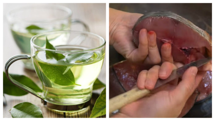 Soak fish in this water infusion before cooking: It removes all fishy odor and enhances its firmness and sweetness.