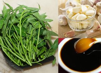 Delicious and Fragrant Stir-Fried Morning Glory with Garlic: Crispy, Tender, and Vibrant Green
