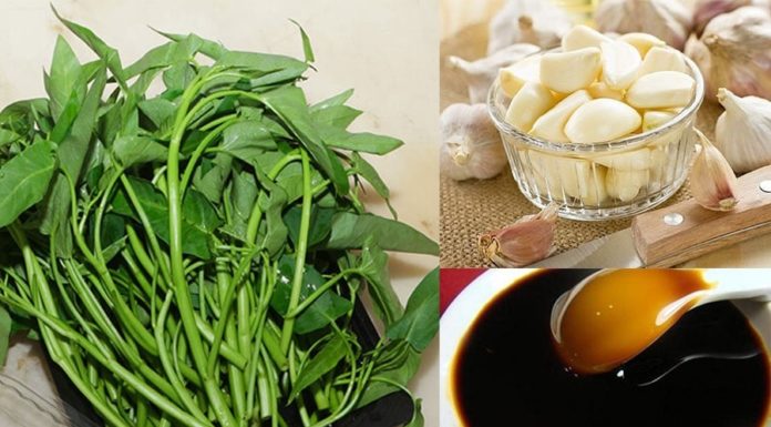 Delicious and Fragrant Stir-Fried Morning Glory with Garlic: Crispy, Tender, and Vibrant Green