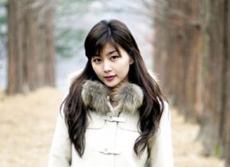 Welcome Fall with the Stunning “Ice Queen” from “Winter Sonata” in a Chic Long Dress