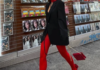 “Red Tights: The Ultimate Accessory for a Stylish Christmas”