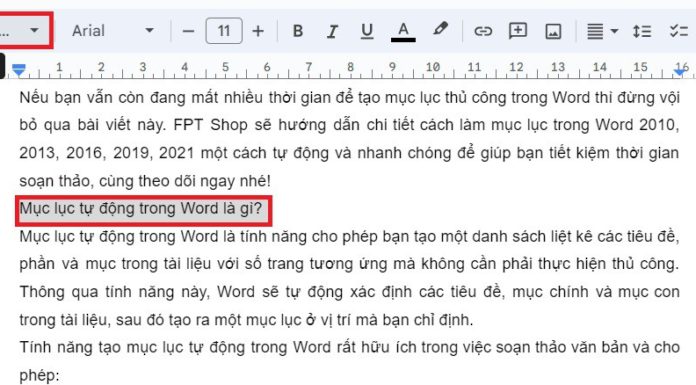 How to Create a Detailed, Simple, and Fast Table of Contents in Google Docs