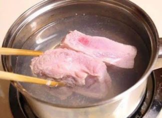 Should you blanch meat in boiling water?