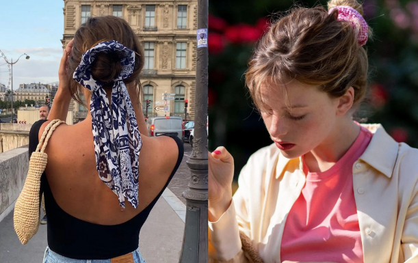 5 Elegant, Feminine Ways French Women Tie Their Hair That You Should Learn for This Summer