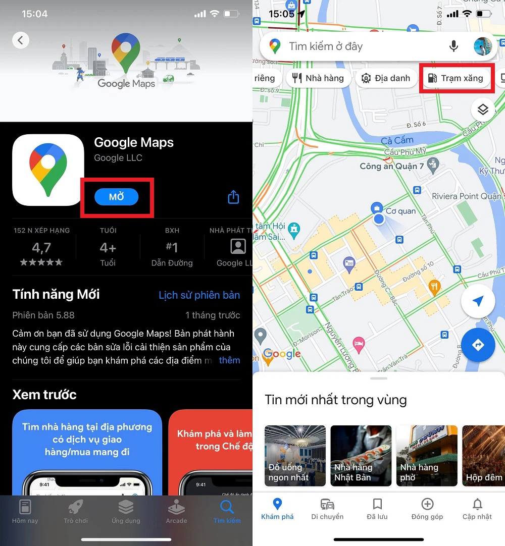 How to easily find the nearest gas station using Google Maps on your phone