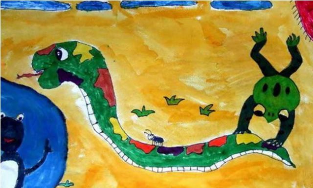 7-Year-Old Girl’s Snake Drawing Wins Award, but Teacher Says: ‘Report to the Police!’